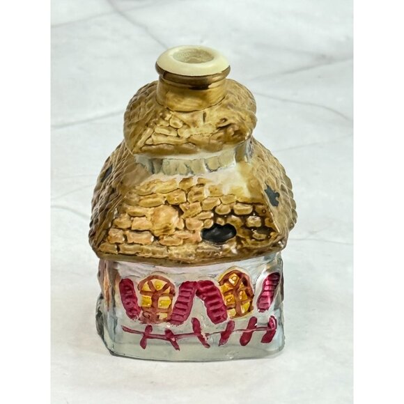 Vintage Old World Christmas Halloween Haunted House Glass Light Cover - Picture 4 of 6